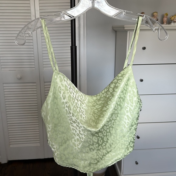 Audrey 3+1 Tops - Leopard Tie Tank Top
